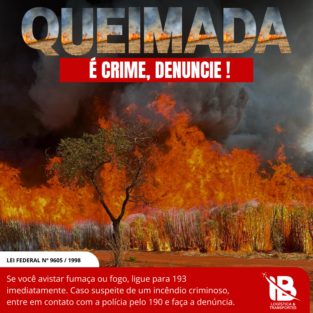 Queimada é crime, Denuncie !